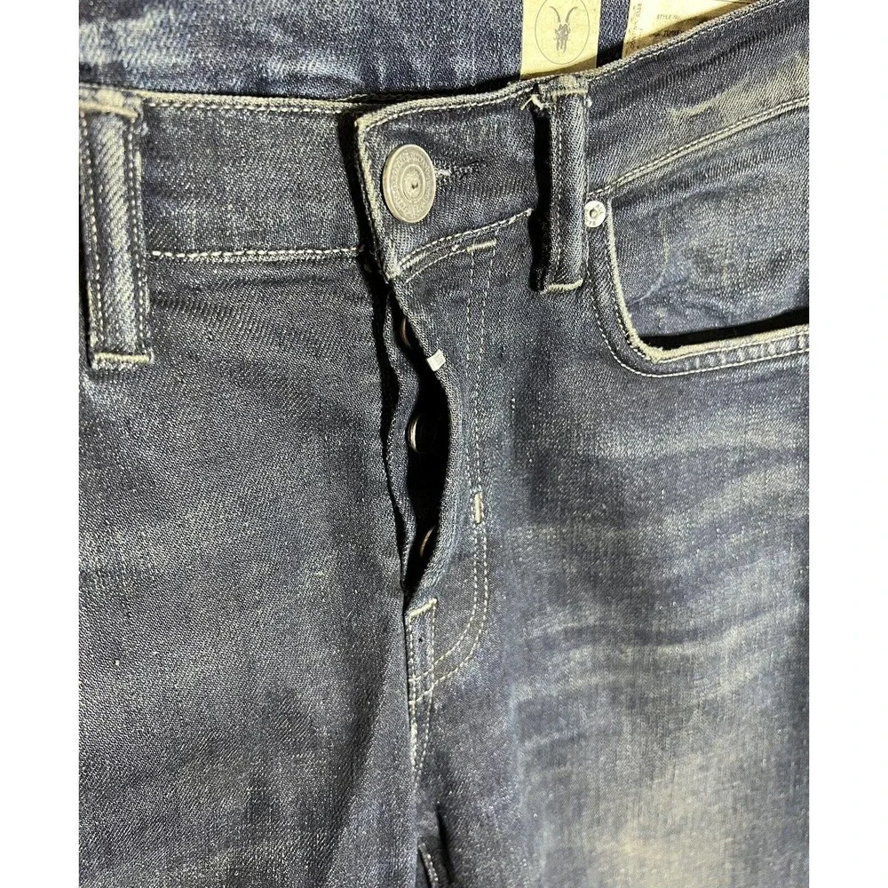 AllSaints Spitalfields Straight‎ Leg Jeans Mens Size 30x30 Button Fly Dingy Blue